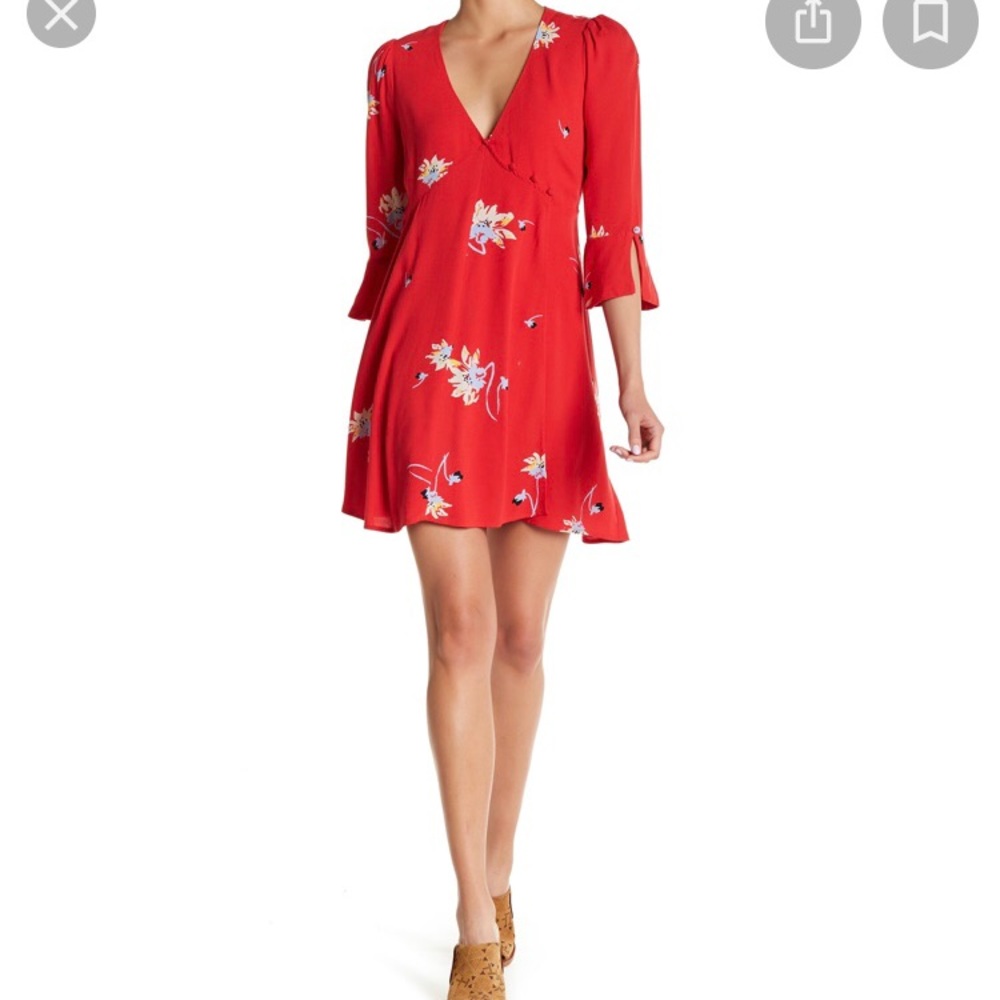 Free People floral print dress